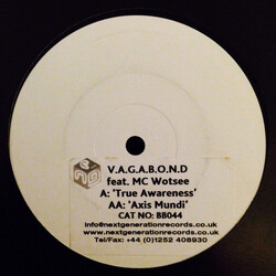 V.A.G.A.B.O.N.D. / MC Wotsee True Awareness / Axis Mundi USED VINYL 12INCH 45 RPM WHITE LABEL