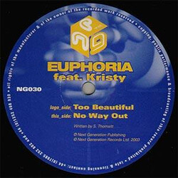 Euphoria (2) / Kristy Too Beautiful / No Way Out USED VINYL 12INCH 45 RPM