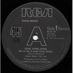 Sugar Minott / Session In Session Good Thing Going / Bad Things USED VINYL 12INCH 45 RPM STEREO