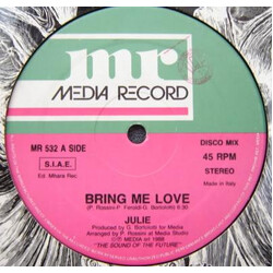 Julie Rhodes Bring Me Love USED VINYL 12INCH 45 RPM
