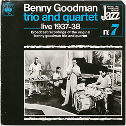 Benny Goodman Trio / The Benny Goodman Quartet Live 1937-38 Vinyl LP USED
