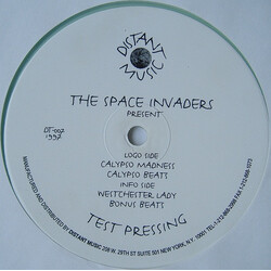 The Space Invaders Calypso Madness USED VINYL 12INCH 33 S RPM TEST PRESSING