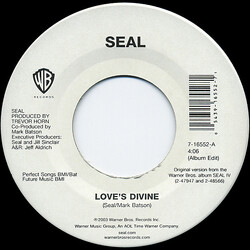 Seal Love's Divine USED VINYL 7INCH 45 RPM SINGLE