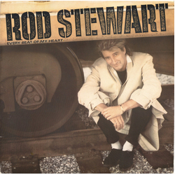 Rod Stewart Every Beat Of My Heart Vinyl LP USED