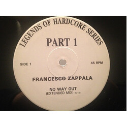 Francesco Zappalà No Way Out USED VINYL 12INCH 45 RPM REISSUE
