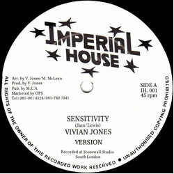 Vivian Jones Sensitivity / Love & Needed Vinyl 12" USED