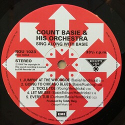 Count Basie Orchestra Sing Along With Basie Vinyl LP USED