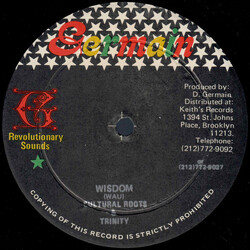 Cultural Roots / Trinity (4) Wisdom / Easy Living Vinyl 12" USED