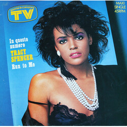 Tracy Spencer Run To Me USED VINYL 12INCH 45 RPM MAXI-SINGLE STEREO