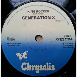 Generation X (4) King Rocker USED VINYL 7INCH SINGLE 45 RPM