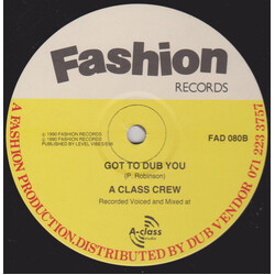 Frankie Paul / The A-Class Crew I've Got To Find You / Got To Dub You Vinyl 12" USED