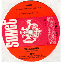Fresh (80) Valentino Vinyl 7" USED