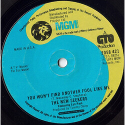 The New Seekers / Lyn Paul You Won't Find Another Fool Like Me USED VINYL 7INCH 45 RPM SINGLE STYRENE