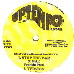 Frankie Paul Stop The War Vinyl 12" USED