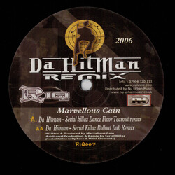 Marvellous Cain Da Hitman Remix VINYL 12" USED