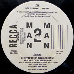 Man 2 Man Sex Symbol USED VINYL 12INCH 33 S RPM