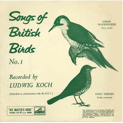 Ludwig Koch Songs Of British Birds No.1 USED VINYL 7INCH EP 45 RPM