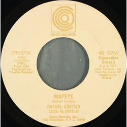 Cortijo Mapeye USED VINYL 7INCH 45 RPM STEREO