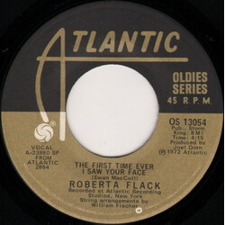 Roberta Flack The First Time Ever I Saw Your Face / Will You Still Love Me Tomorrow USED VINYL 7INCH SINGLE 45 RPM REISSUE
