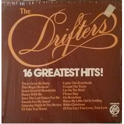 The Drifters 16 Greatest Hits Vinyl LP USED