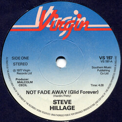 Steve Hillage Not Fade Away (Glid Forever) USED VINYL 7INCH 45 RPM SINGLE