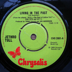 Jethro Tull Living In The Past USED VINYL 7INCH SINGLE REISSUE
