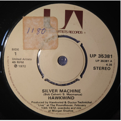 Hawkwind Silver Machine Vinyl 7" USED