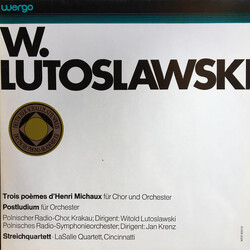 Witold Lutoslawski Trois Poèmes D'Henri Michaux - Postludium - Streichquartett Vinyl LP USED