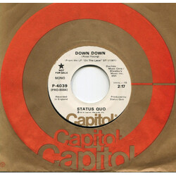 Status Quo Down Down USED VINYL 7INCH 45 RPM PROMO