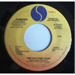 Ramones Time Has Come Today USED VINYL 7INCH 45 RPM SINGLE PROMO STYRENE STEREO MONO