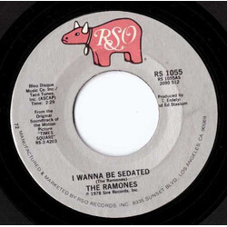 Ramones I Wanna Be Sedated USED VINYL 7INCH SINGLE STYRENE STEREO