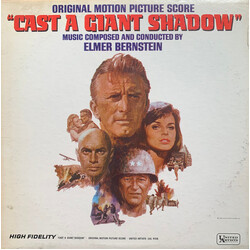 Elmer Bernstein "Cast A Giant Shadow" Original Motion Picture Score Vinyl LP USED