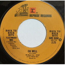 Fleetwood Mac Oh Well / The Green Manalishi (With The Two Prong Crown) USED VINYL 7INCH 45 RPM SINGLE MONO
