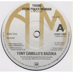 Tony Camillo's Bazuka Theme From Police Woman / Walkin' Tall USED VINYL 7INCH SINGLE 45 RPM