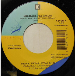 Michael Peterson Drink, Swear, Steal & Lie USED VINYL 7INCH SINGLE