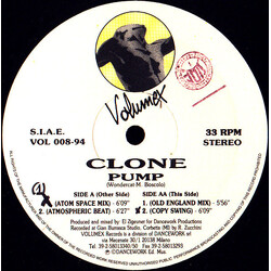 Clone (2) Pump USED VINYL 12INCH 33 S RPM