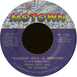 The Supremes Someday We'll Be Together / He's My Sunny Boy USED VINYL 7INCH 45 RPM SINGLE MONO