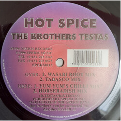 The Brothers Testas Hot Spice USED VINYL 12INCH 33 S RPM