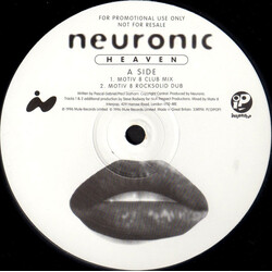 Neuronic Heaven USED VINYL 12INCH PROMO 33 S RPM