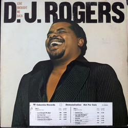 D. J. Rogers Love Brought Me Back Vinyl LP USED