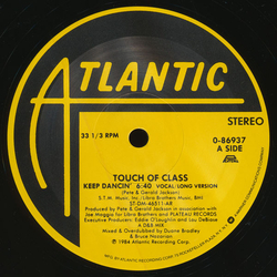 Touch Of Class Keep Dancin' Vinyl 12" USED
