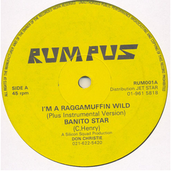 Bonito Star I'm A Raggamuffin Wild Vinyl 12" USED