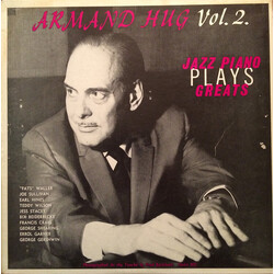 Armand Hug Jazz Piano Greats Vol. 2 Vinyl LP USED