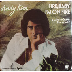 Andy Kim Fire, Baby I'm On Fire USED VINYL 7INCH SINGLE PROMO STEREO MONO