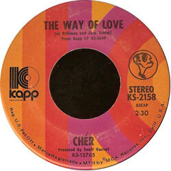 Cher The Way Of Love / Don't Put It On Me USED VINYL 7INCH 45 RPM SINGLE STEREO