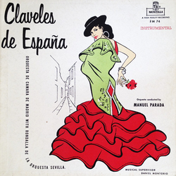 Manuel Parada / Orquesta De Cámara De Madrid / Rondalla De La Orquesta Sevilla Claveles De España Vinyl LP USED