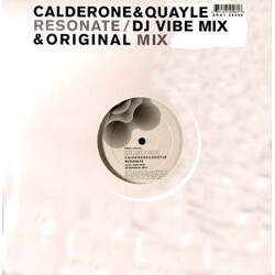 Calderone & Quayle Resonate USED VINYL 12INCH 33 S RPM