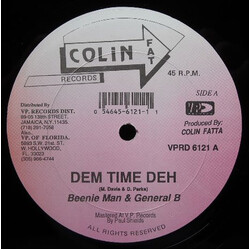 Beenie Man / General B Dem Time Deh / Eat From Forbidden Garden Vinyl 12" USED