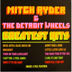Mitch Ryder & The Detroit Wheels Greatest Hits Vinyl LP USED