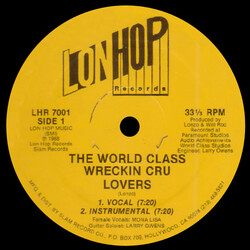 World Class Wreckin' Cru Lovers / Lonzoland USED VINYL 12INCH 33 S RPM